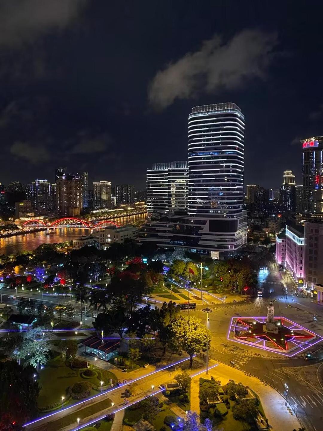Waifiden Guangzhou Haizhu Square Wanyi Apartment Esterno foto