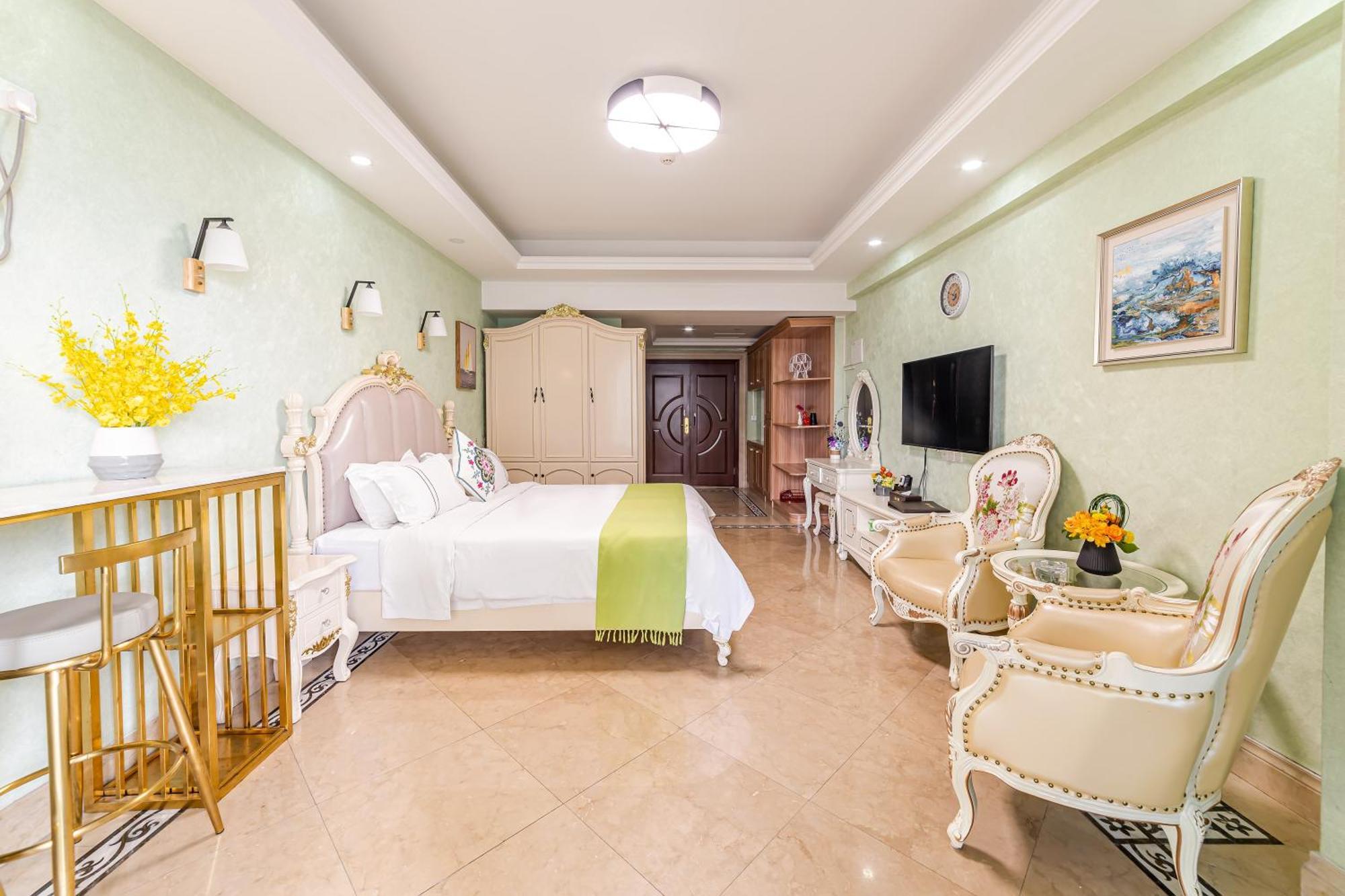 Waifiden Guangzhou Haizhu Square Wanyi Apartment Esterno foto