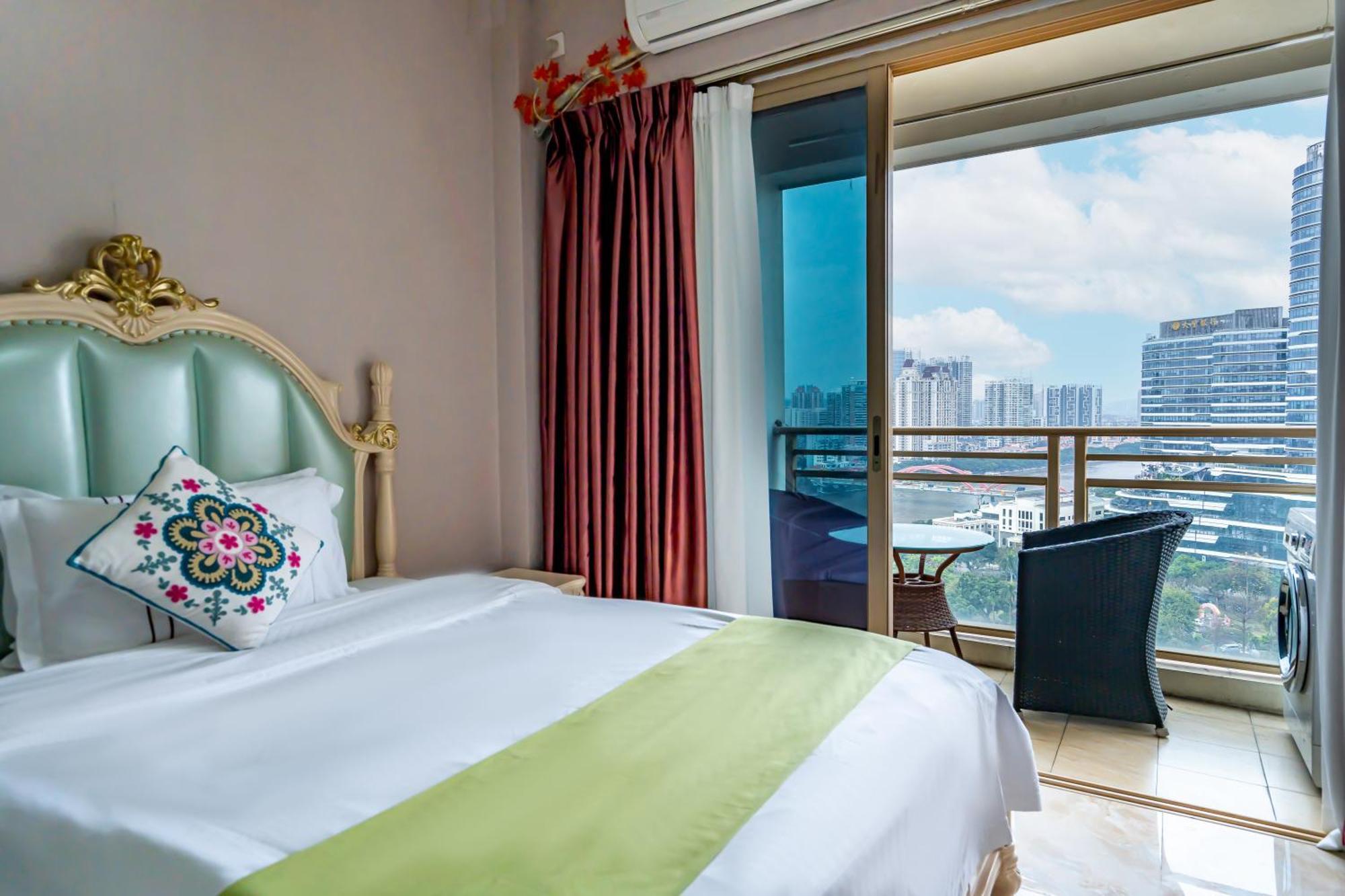 Waifiden Guangzhou Haizhu Square Wanyi Apartment Esterno foto
