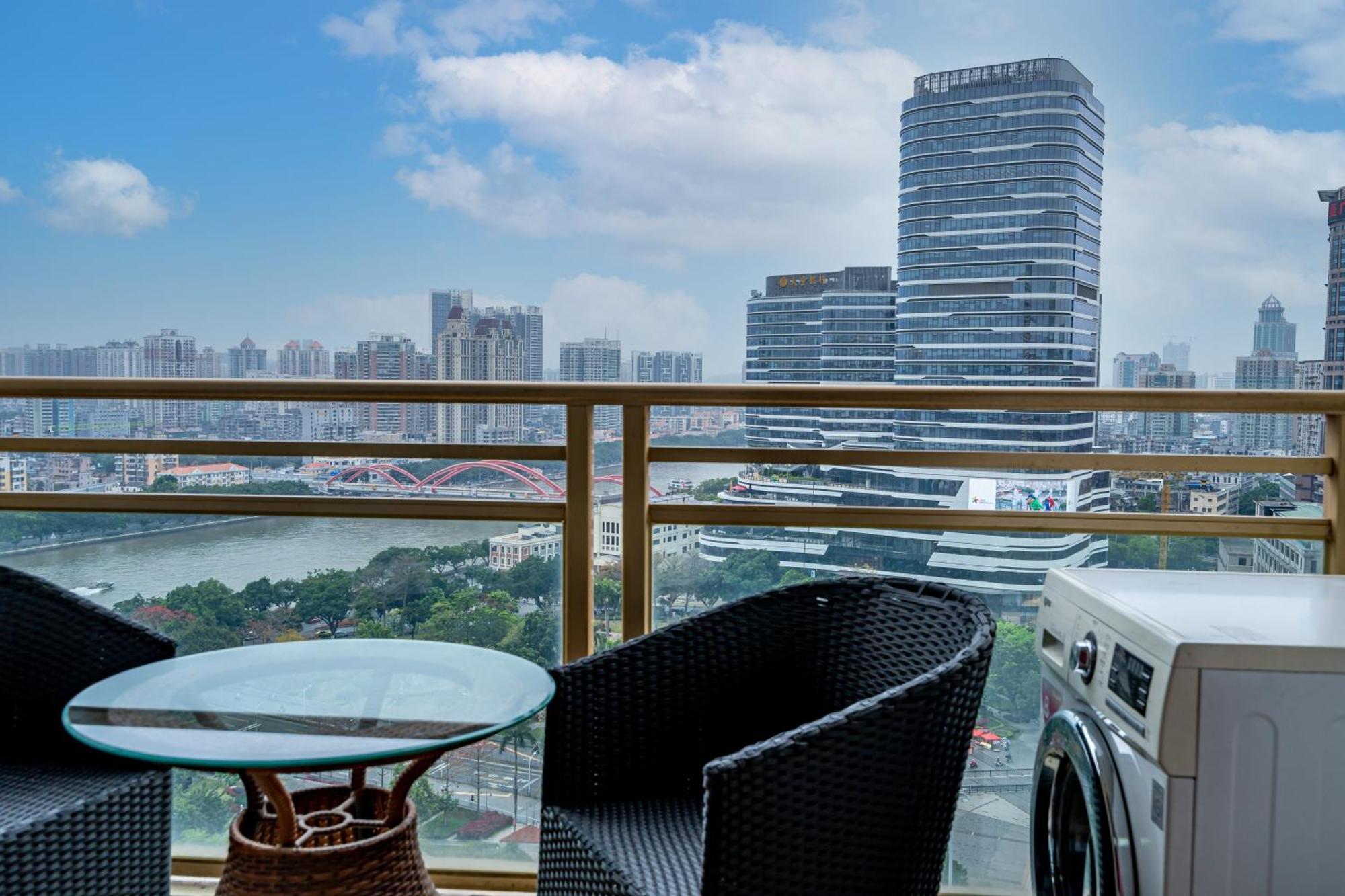 Waifiden Guangzhou Haizhu Square Wanyi Apartment Esterno foto
