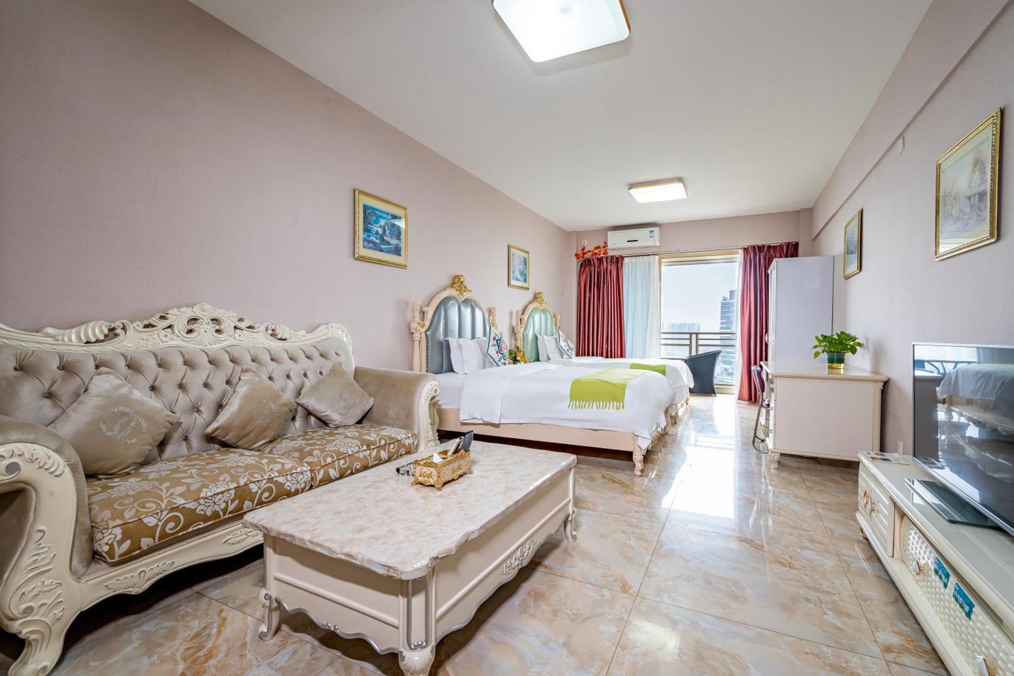 Waifiden Guangzhou Haizhu Square Wanyi Apartment Esterno foto